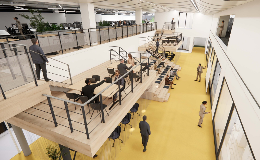 Mazak Innovation Hub Office Rendering 1