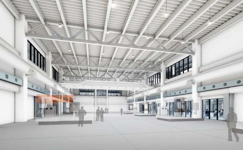 Mazak Innovation Hub Development Area Rendering