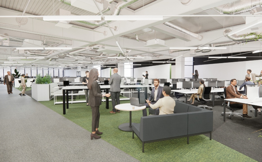 Mazak Innovation Hub Office Rendering 2