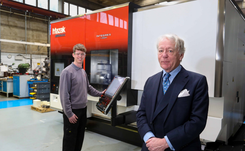 Middlesex Aerospace Owner with Machine