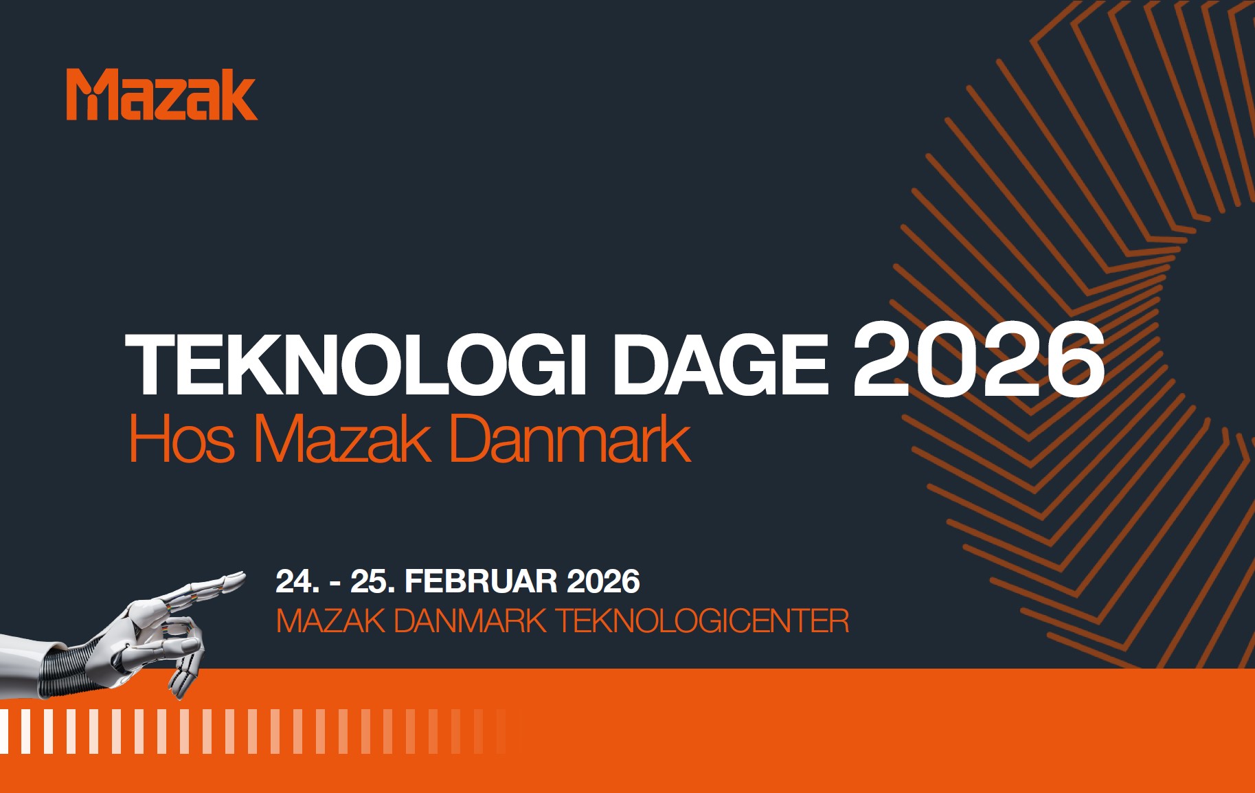 Teknologi Dage 2026 hos Mazak Danmark 