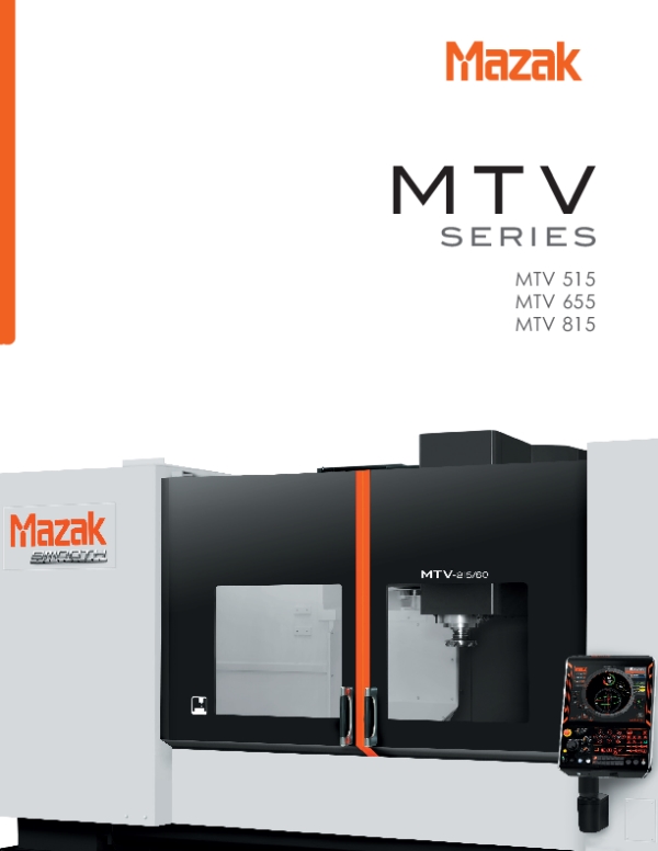 MTV Series Brochure | Mazak Corporation